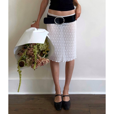 La jupe en dentelle Fleurie