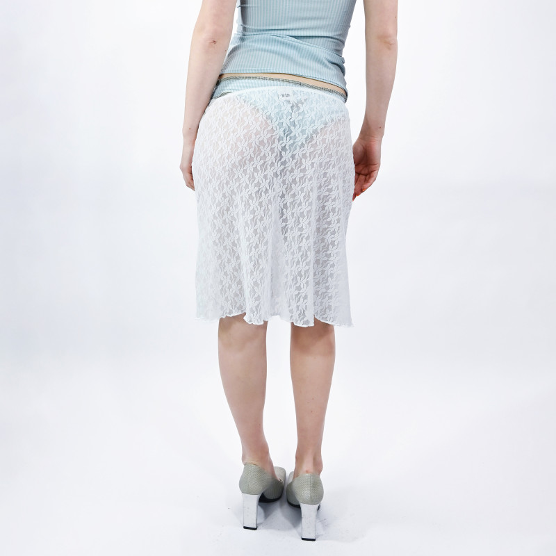 copy of Jupe en dentelle bleu marine