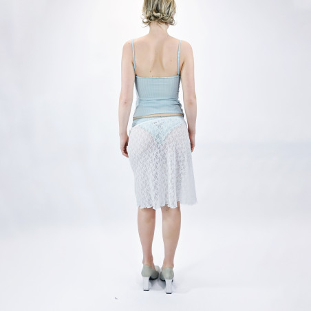 copy of Jupe en dentelle bleu marine