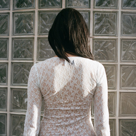 la robe décolletée baby blue