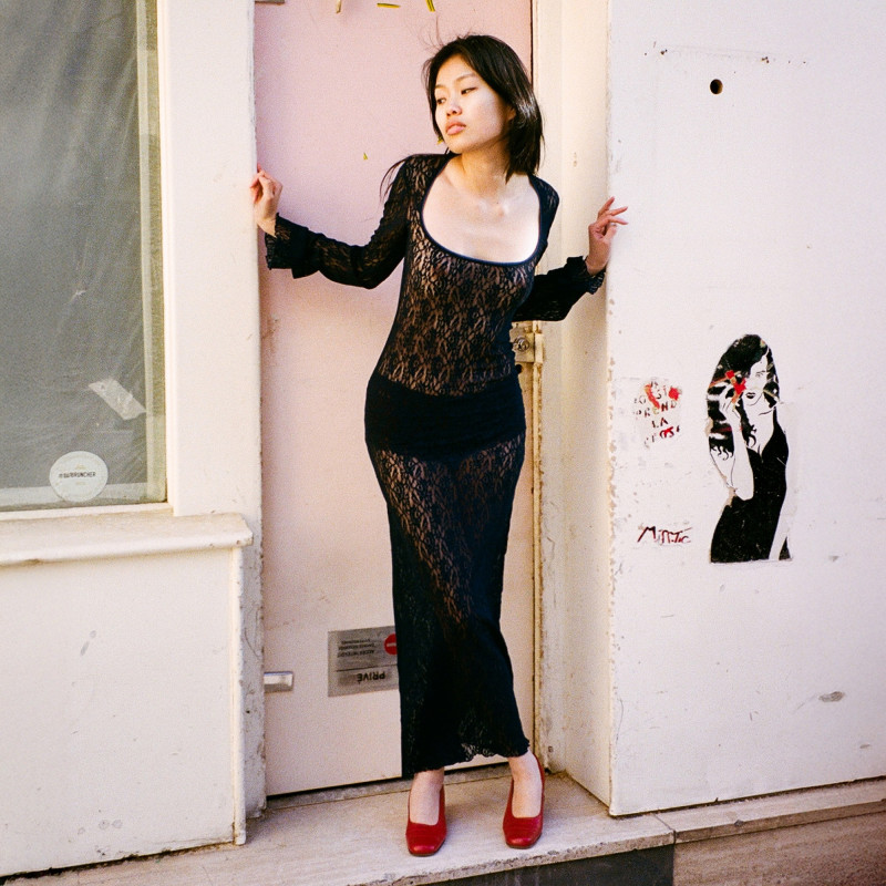 la robe décolletée deep blue